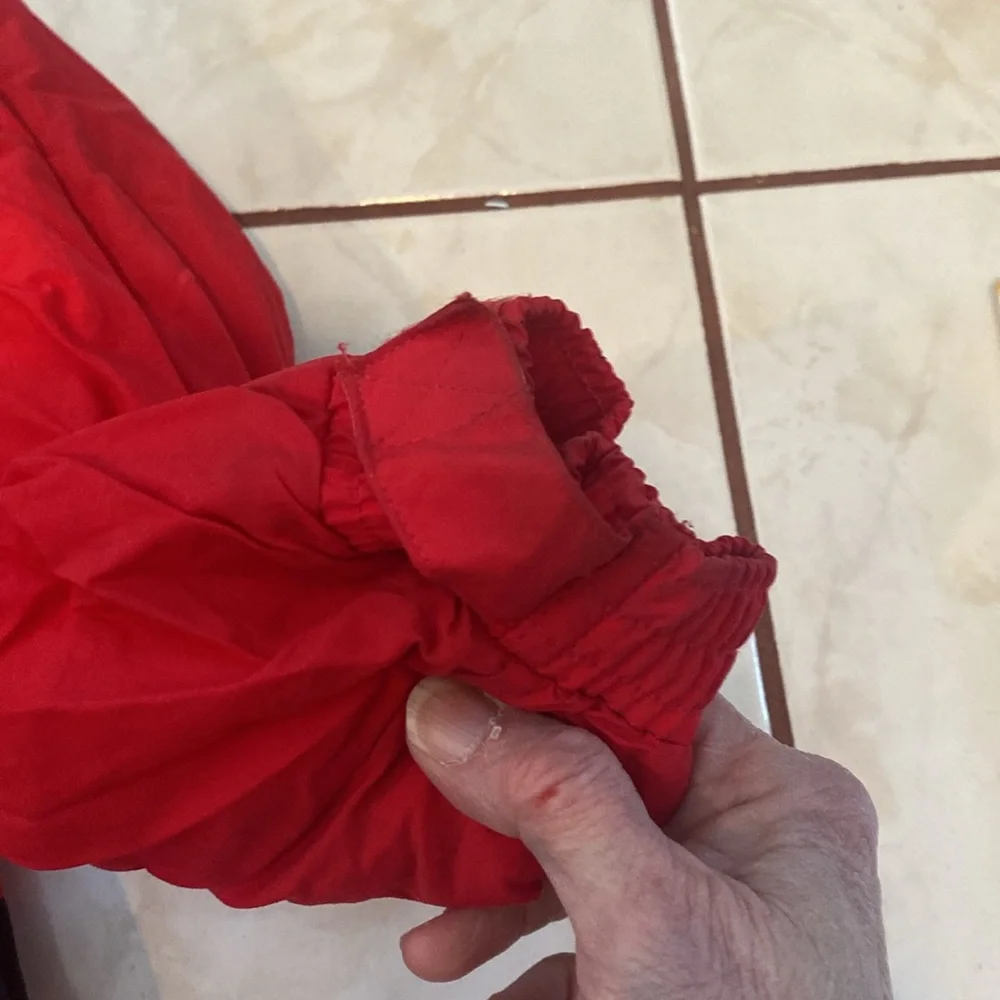 Basic Editions Red Ski Jacket - Picture 5 of 6